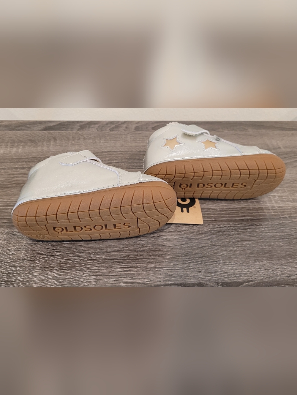 Old Soles Peach Faux Fur Pave Silver Sneakers - Picture 3 of 6